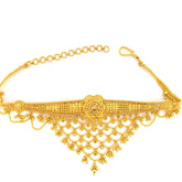 22K Gold Adjustable Designer Filigree Bajuband Armlet